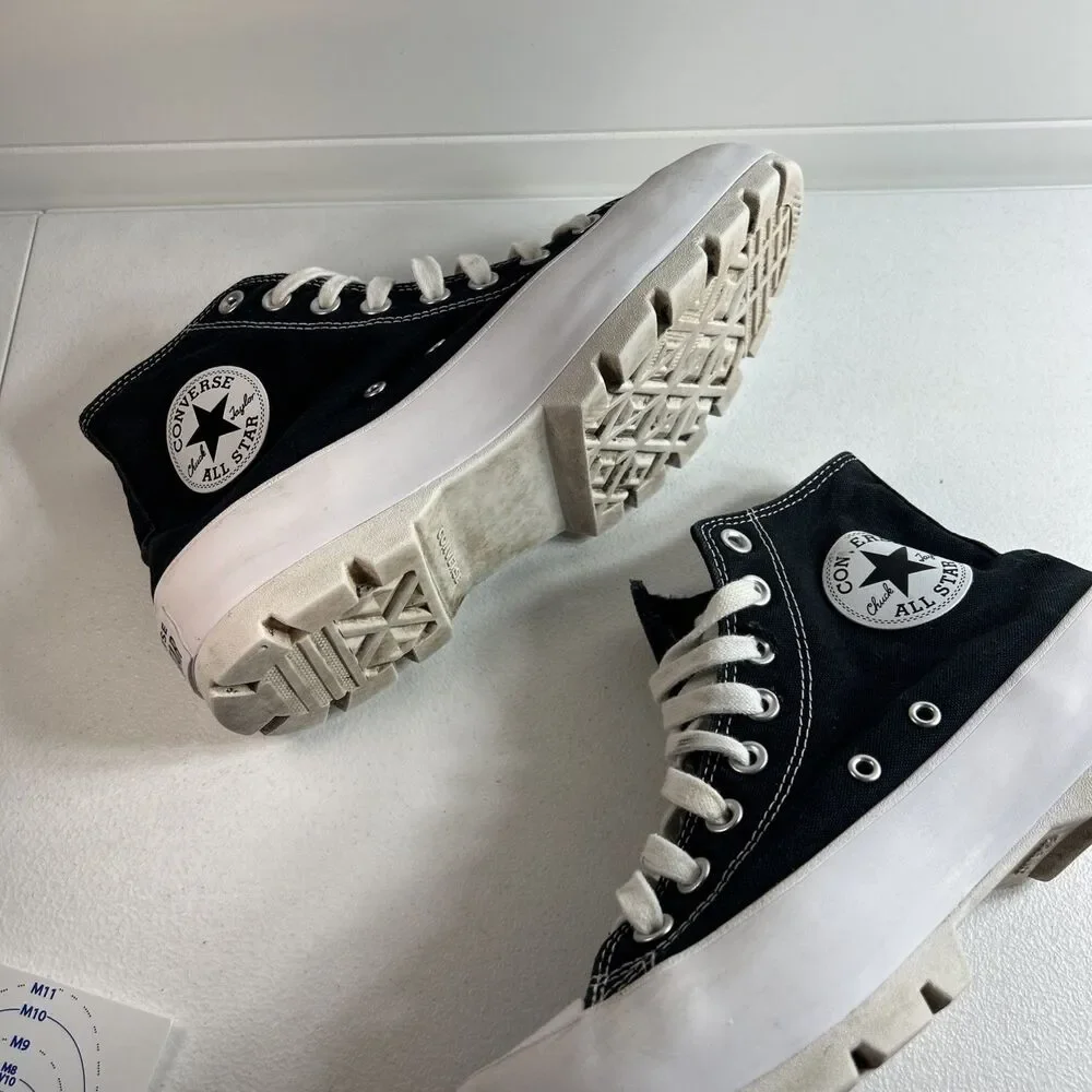 Converse Women’s Shoes Size 9 Black/White CTAS Hi Lugged Platform All Star Chuck
